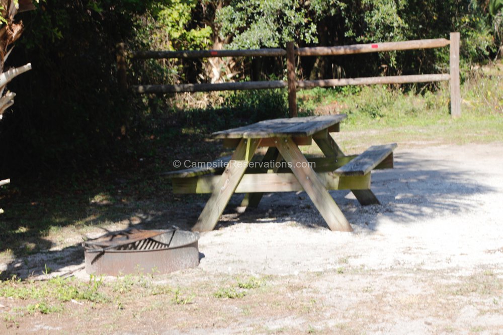 Photo of Campsite 27 in Lake Manatee State Park Campground at Lake